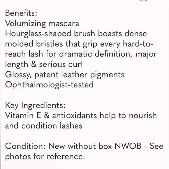 Buxom NWOB Voluminous Black Mascara - Picture 5 of 5